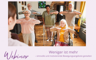 Weniger ist mehr – sinnvolle und motivierende Bewegungsangebote gestalten