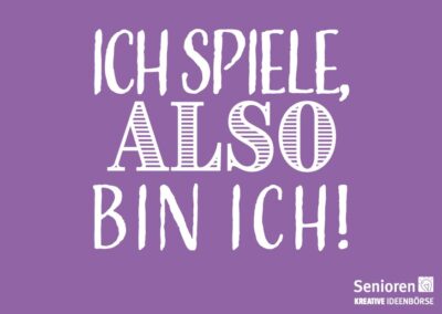 Bereich Bildung erweitert Seniorenportfolio um Spiele