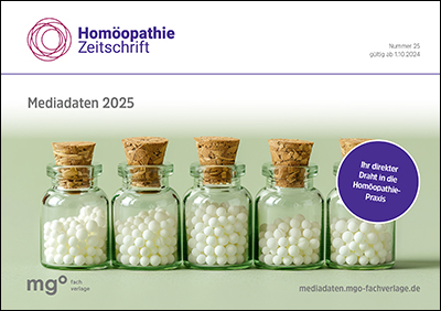 Mediadaten Homöopathie Zeitschrift