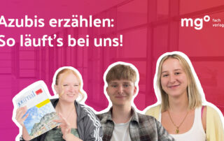 Thumbnail des Azubivideo zur Ausbildung bei den mgo fachverlagen
